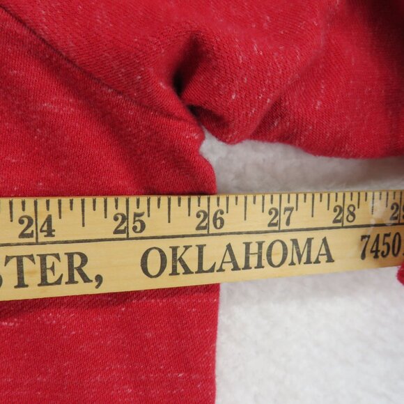 J Jill Sweater Womens Size 3X Heathered Red Cowl Neck Tunic Pockets Long Sleeves - Picture 8 of 9